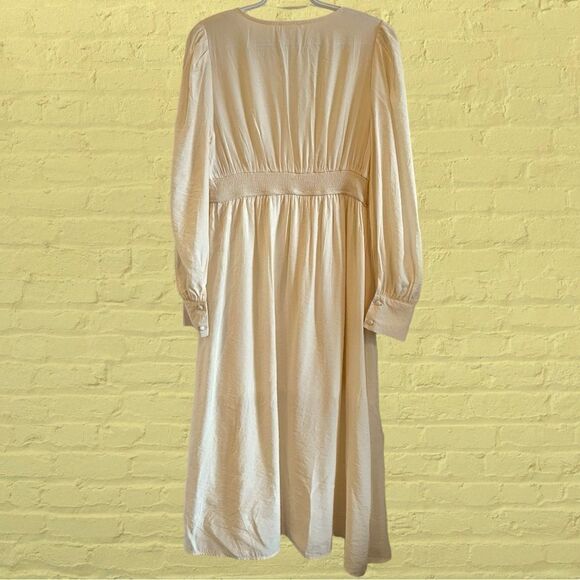 By the River Gabriella dress long billowy sleeves midi length romantic - Picture 10 of 16